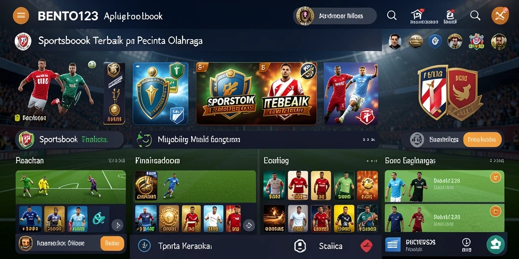 Screenshot menunjukkan tampilan menarik dari fitur taruhan BENTO123.