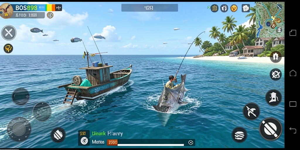Tangkapan besar di laut yang menantang.