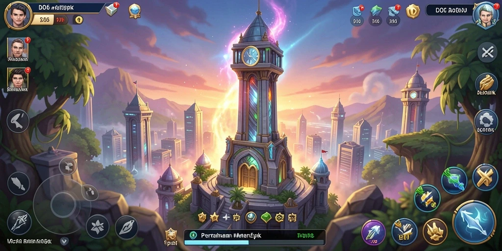 Screenshot D06 menampilkan aksi seru permainan Tower Defense.
