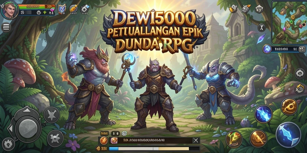 Tampilan gameplay DEWI5000 yang menarik dan menantang di dunia RPG.