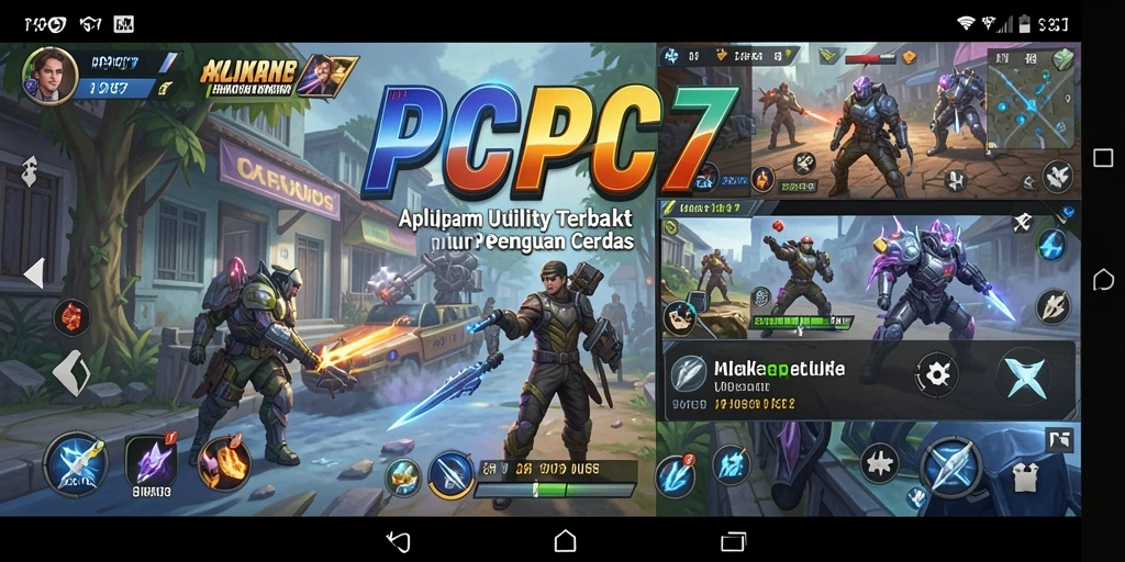 Tampilan antarmuka pengguna PCPC7 yang ramah dan efisien.
