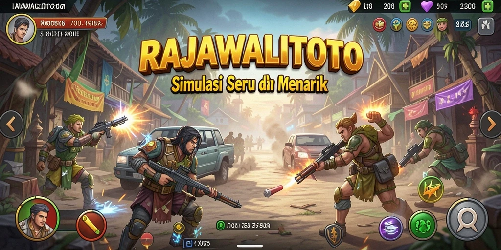 Tampilan antarmuka permainan yang menarik di RAJAWALITOTO.