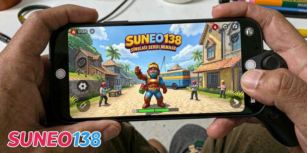 Tampilan gameplay SUNEO138 yang penuh warna dan interaktif.
