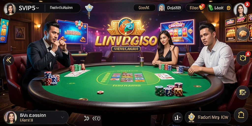 Screenshot gameplay Live Casino yang menarik di SVIP5.
