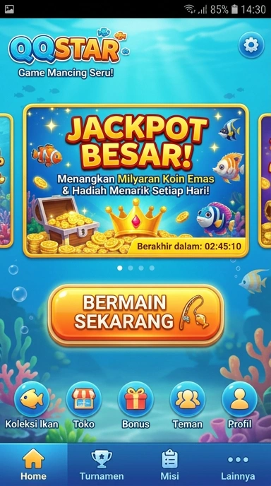 Menampilkan berbagai aplikasi populer di katalog qqstar.